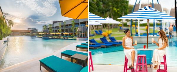 Day4 台版Running Man~渡假村泳池PK拿禮物→Bluport購物中心&超市逛逛買買→華欣沙灘→海景西式餐廳→華欣夜市