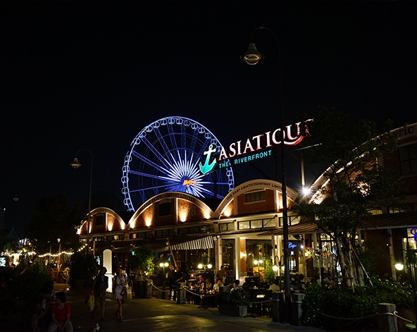 大皇宮→臥佛寺→NIKU KING大頭蝦吃到飽→Health Land泰式按摩120分鐘→Chocolate Ville巧克力莊園→Asiatique河畔夜市