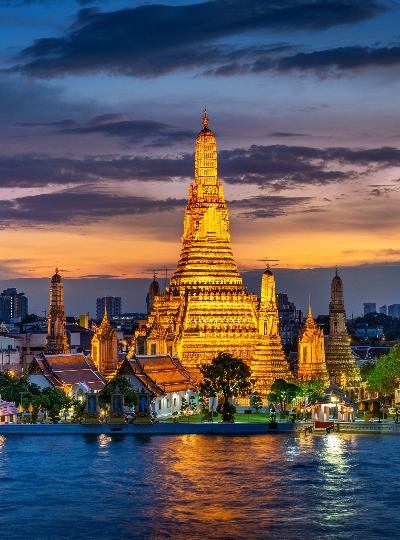 台北→曼谷→第一杯~手標泰式奶茶→Iconsiam 暹羅天地(推薦室內水上市場)→湄南河遊河晚餐→RED SKY 星空酒吧(現點現付)