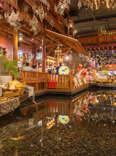 台北→曼谷→第一杯~手標泰式奶茶→Iconsiam 暹羅天地(推薦室內水上市場)→湄南河遊河晚餐→RED SKY 星空酒吧(現點現付)