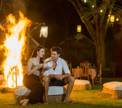 DAY4:曼谷發車前往北碧 (中停景點 桂河大橋 & 水上餐廳用餐 & 死亡鐵路精華路段 & 茉莉之城)→渡假村內營火泰式風味餐+糖果大風吹