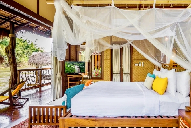 睡到自然醒→享受寧靜的渡假時光(可自費安排SUP、獨木舟、竹筏漂流等活動)→別墅餐廳內晚餐